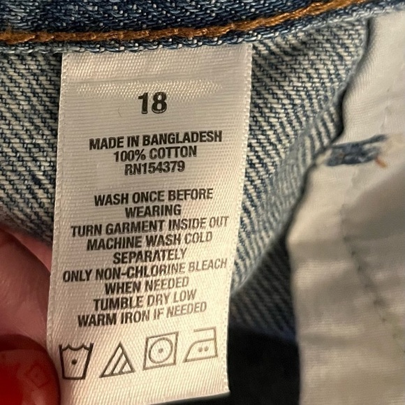 NWT Aeropostale Women’s Premium Air Dream Distressed Plus Size Skater Shorts - Picture 5 of 5